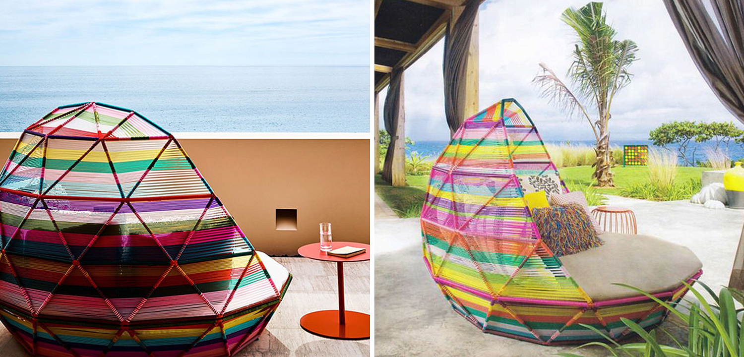 Кровать для улицы Moroso Day Bed Tropicalia Кровать для улицы Moroso Day Bed Tropicalia - Loft-Concept в Орле
