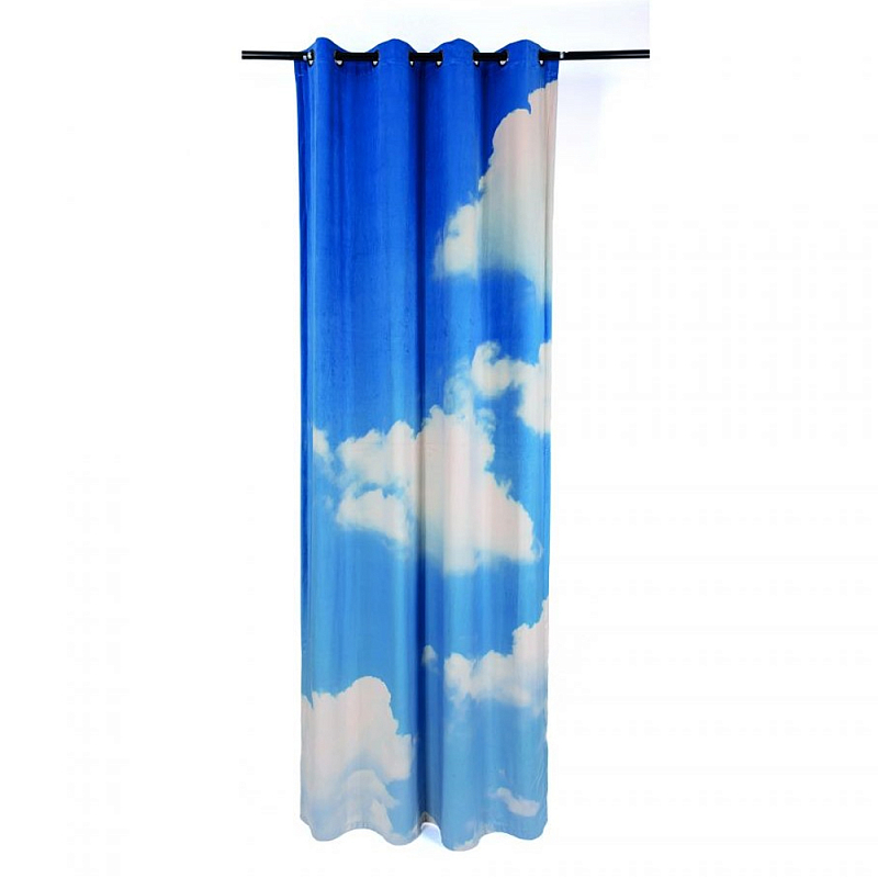Штора Seletti Cloud Left Голубой Белый Штора Seletti Cloud Left Голубой Белый в Орле | Loft Concept