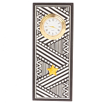 Часы подарочные настольные в виде погона Генерала из натурального камня Змеевик Silver Military Clock варинант исполнения - 10 | Loft Concept в Орле