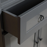 Стеллаж с ящиком и 2-мя дверцами Percent Rack варинант исполнения - 6 | Loft Concept в Орле