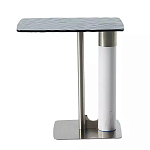 Дизайнерский журнальный стол с прямоугольной рельефной столешницей Nord варинант исполнения - 1 | Loft Concept в Орле