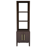 Этажерка Primo с тумбой шпон темный орех варинант исполнения - 1 | Loft Concept в Орле