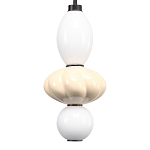 Подвесной светильник фигурный с керамическими элементами Light Fragrant варинант исполнения - 4 | Loft Concept в Орле