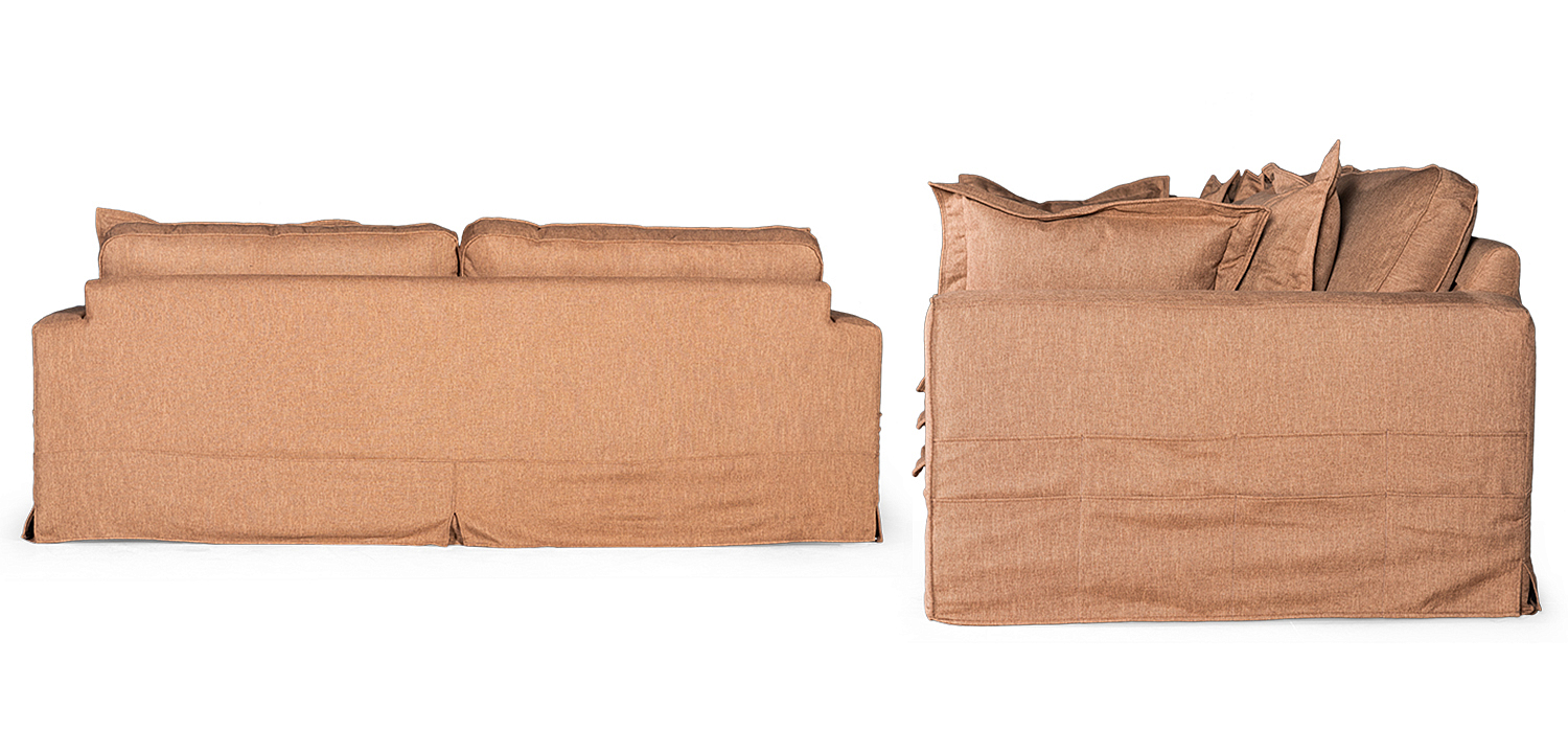 Диван Evelyn Textile Brown Sofa Диван Evelyn Textile Brown Sofa - Loft-Concept в Орле