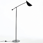 Торшер с поворотным плафоном Aracea Black Floor Lamp варинант исполнения - 13 | Loft Concept в Орле
