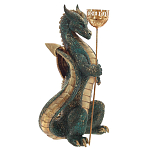Подсвечник в виде дракона Dragon Candlestick Red Gold Blue Green варинант исполнения - 4 | Loft Concept в Орле