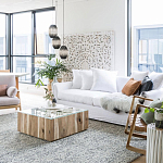 Подвесной светильник вертикальной овальной формы украшенный белыми круглыми бусинами Gradient Oval Pendant Lamp White варинант исполнения - 5 | Loft Concept в Орле