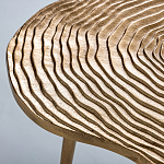 Металлический кофейный столик Puddle Gold варинант исполнения - 3 | Loft Concept в Орле