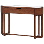 Консоль деревянная с мраморной столешницей Gote Marble Console варинант исполнения - 1 | Loft Concept в Орле