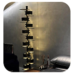 Торшер с каркасом из множества полок Links варинант исполнения - 1 | Loft Concept в Орле