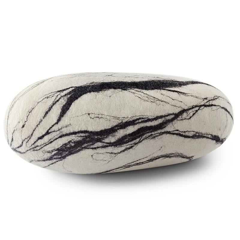 Пуф - Камень Nullah Черно-белый в Орле | Loft Concept 