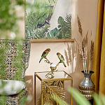 Подсвечник с двумя попугаями из фарфора на бронзовой ветке Eden Garden варинант исполнения - 6 | Loft Concept в Орле