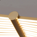 Люстра в виде распахнутых крыльев из тонких металлических планок Flight of Freedom варинант исполнения - 2 | Loft Concept в Орле