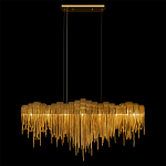 Люстра подвесная с металлическими дугами и длинными цепочками 115 см Atlantis Chain варинант исполнения - 5 | Loft Concept в Орле