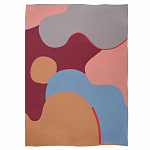 Плед из хлопка с абстрактным принтом Elysian Flow Ember варинант исполнения - 1 | Loft Concept в Орле