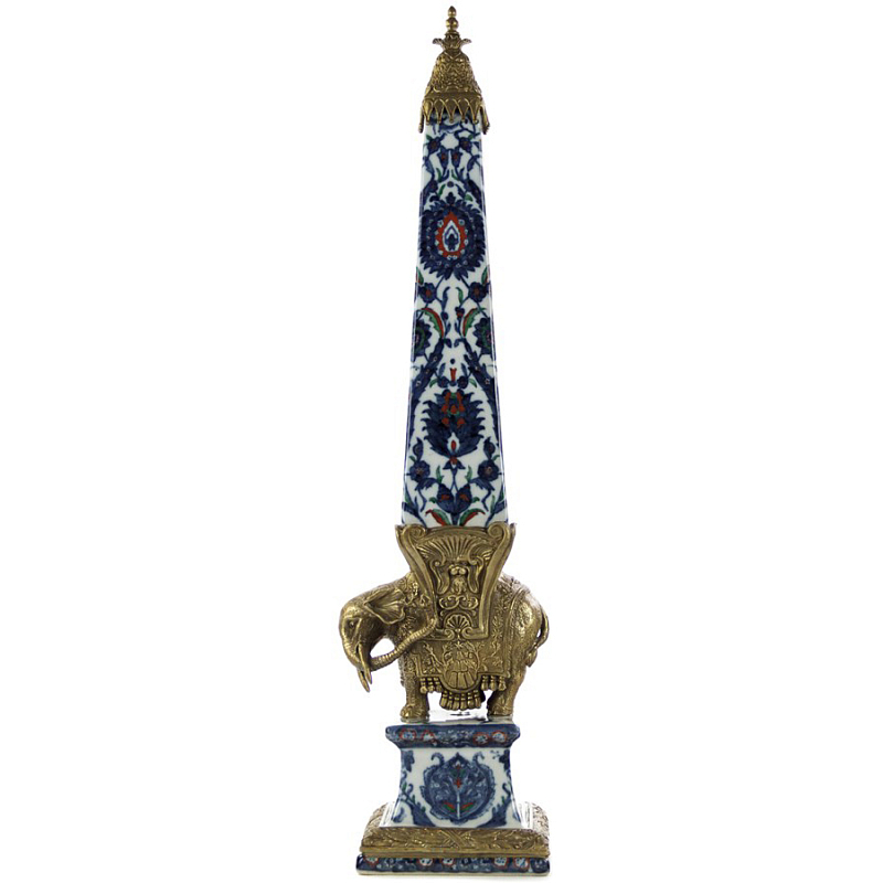 Статуэтка Painted Obelisk Elephant Мульти Бронза Статуэтка Painted Obelisk Elephant Мульти Бронза в Орле | Loft Concept