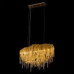 Люстра подвесная с металлическими цепочками и изогнутыми металлическими дугами 72 см Atlantis Chain варинант исполнения - 15 | Loft Concept в Орле