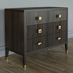 Бельевой Комод с 4 ящиками Elsa Dreams Walnut варинант исполнения - 1 | Loft Concept в Орле