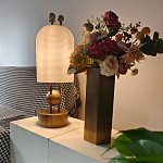 Настольная лампа в виде фонаря с белым фактурным абажуром Echoes of Light варинант исполнения - 4 | Loft Concept в Орле