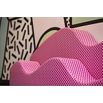 Дизайнерский модульный диван волнистой формы с цветным принтом Poltronova Superonda Sofa варинант исполнения - 11 | Loft Concept в Орле