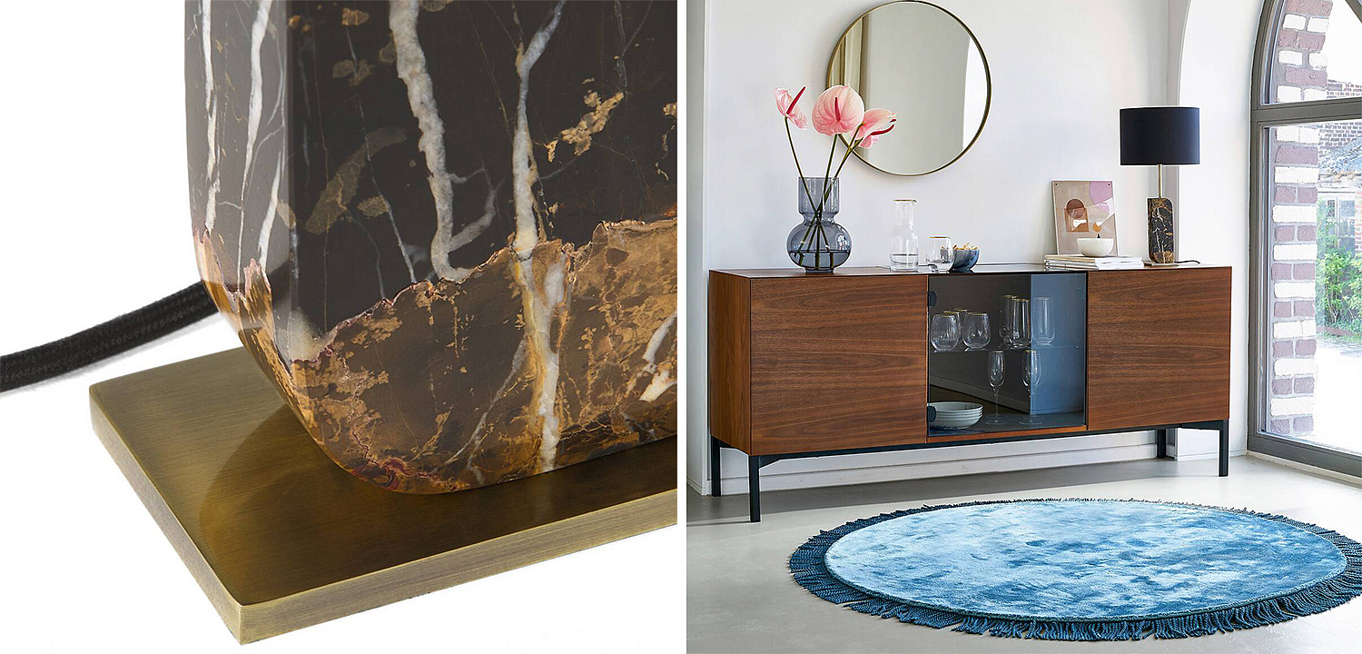 Настольная лампа Franca Marble Stand Настольная лампа Franca Marble Stand - Loft-Concept в Орле