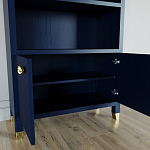 Книжный Стеллаж Elsa Dreams Blue с задней стенкой варинант исполнения - 3 | Loft Concept в Орле