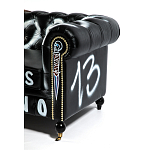 Диван Честерфильд граффити graffiti Orange Sofa натуральная кожа варинант исполнения - 10 | Loft Concept в Орле