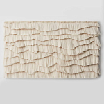 Светло-Бежевое Панно из нитей White Landscape Wall Hanging варинант исполнения - 4 | Loft Concept в Орле