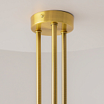 Люстра со стеклянными вставками Helios варинант исполнения - 5 | Loft Concept в Орле