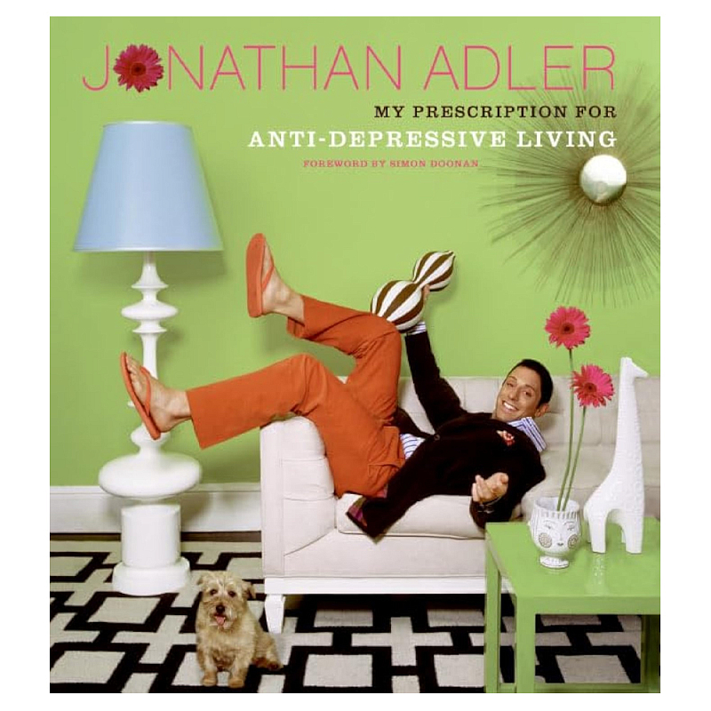 Коллекционный Арт-альбом  My Prescription for Anti-Depressive Living by Jonathan Adler 2005 Букинистика  в Орле | Loft Concept 