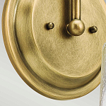 Бра с прозрачным стеклянным абажуром в форме цилиндра Kichler варинант исполнения - 10 | Loft Concept в Орле