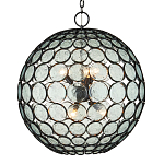 Люстра в форме шара из круглых декоративных элементов Circle of Light варинант исполнения - 1 | Loft Concept в Орле