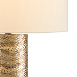 Настольная лампа золотая с цилиндрическим абажуром Golden Mosaic варинант исполнения - 1 | Loft Concept в Орле