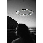 Люстра круглая с прозрачной хрустальной рамкой Maude Crystal Light варинант исполнения - 14 | Loft Concept в Орле