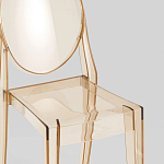 Прозрачный стул с янтарным оттенком LOUIS GHOST CHAIR варинант исполнения - 7 | Loft Concept в Орле
