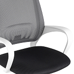 Офисное кресло с основанием из белого пластика Desk chairs Black варинант исполнения - 6 | Loft Concept в Орле