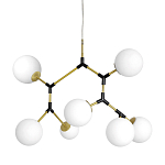 Люстра с 7-ю белыми шарообразными плафонами Natural Concepts варинант исполнения - 1 | Loft Concept в Орле