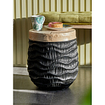 Приставной столик с фактурой под натуральное дерево Immortality варинант исполнения - 5 | Loft Concept в Орле