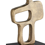 Настольная лампа с фигурным каркасом и прямоугольным тканевым абажуром Brutalist Profile варинант исполнения - 1 | Loft Concept в Орле