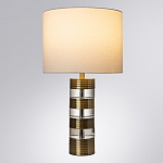 Настольная лампа с цилиндрическим основанием и белым абажуром Crystal Harmony  варинант исполнения - 1 | Loft Concept в Орле