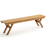 Деревянная скамья складная Jerome Wood Bench варинант исполнения - 1 | Loft Concept в Орле