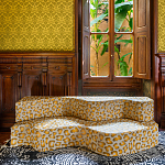 Дизайнерский модульный диван волнистой формы с цветным принтом Poltronova Superonda Sofa варинант исполнения - 23 | Loft Concept в Орле