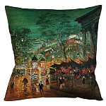 Подушка декоративная Париж ночной Impressionism in Art варинант исполнения - 1 | Loft Concept в Орле