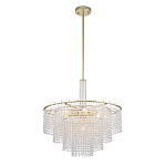 Люстра многоярусная с каскадами кристаллов Crystal Rains варинант исполнения - 2 | Loft Concept в Орле