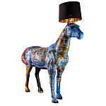 Большой Торшер Лошадь с ручной авторской росписью Feral Stallion варинант исполнения - 2 | Loft Concept в Орле