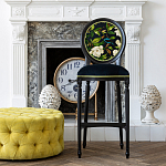 Барный стул из натурального бука с изображением птицы и цветов Blooming Birds варинант исполнения - 2 | Loft Concept в Орле