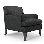 Мебельная ткань Шенилл черный цвет 138 см T4-35 варинант исполнения - 5 | Loft Concept в Орле