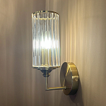 Бра с цилиндрическим рифленым стеклянным плафоном Jeanette варинант исполнения - 5 | Loft Concept в Орле