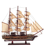 Декоративная модель деревянного коричневого парусника в подарочной упаковке With The low варинант исполнения - 1 | Loft Concept в Орле