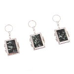 Зеркало брелок складное двухстороннее из натурального камня Серафинит Stone Mirrors варинант исполнения - 4 | Loft Concept в Орле